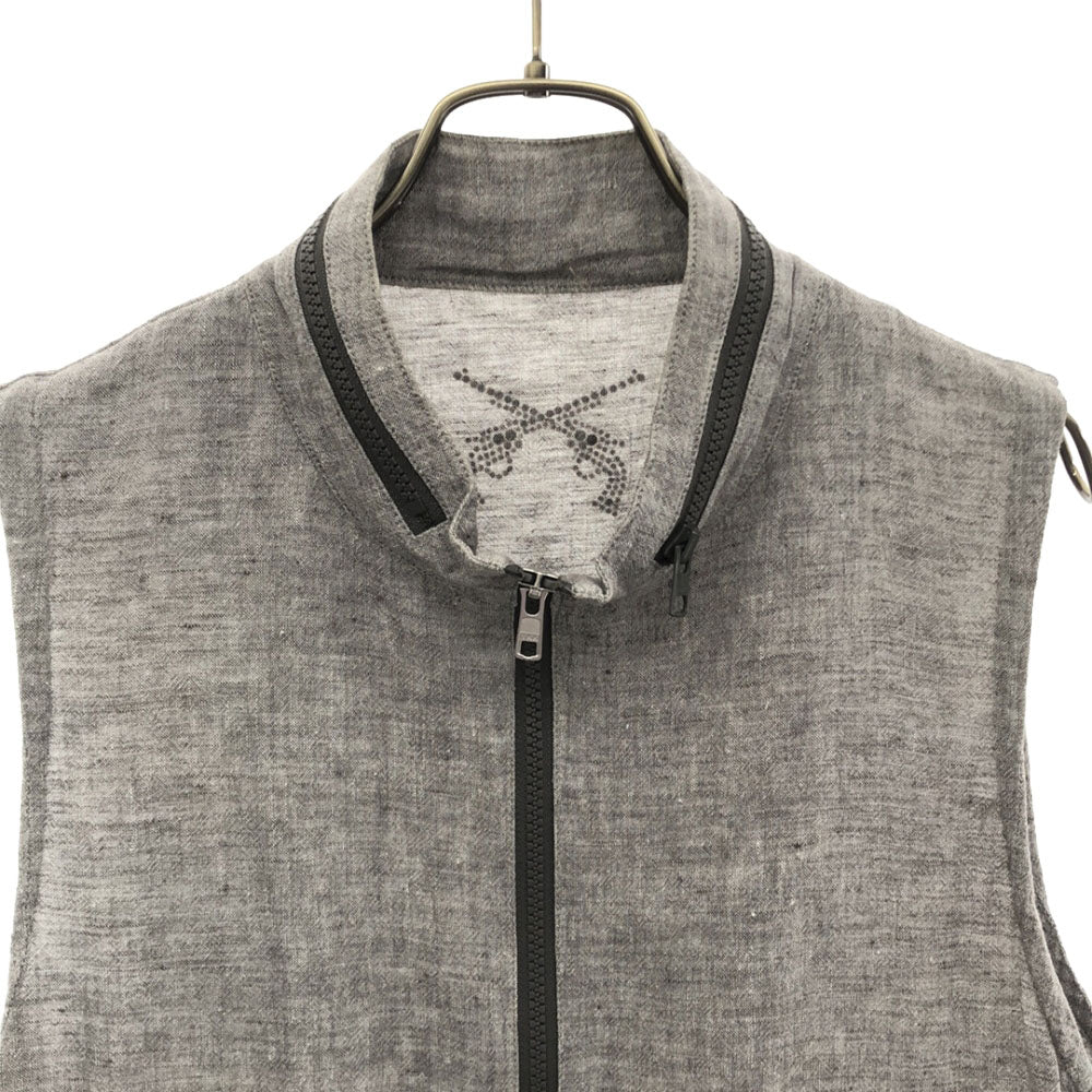 roar ロアー ジップ ベスト グレー系 メンズ