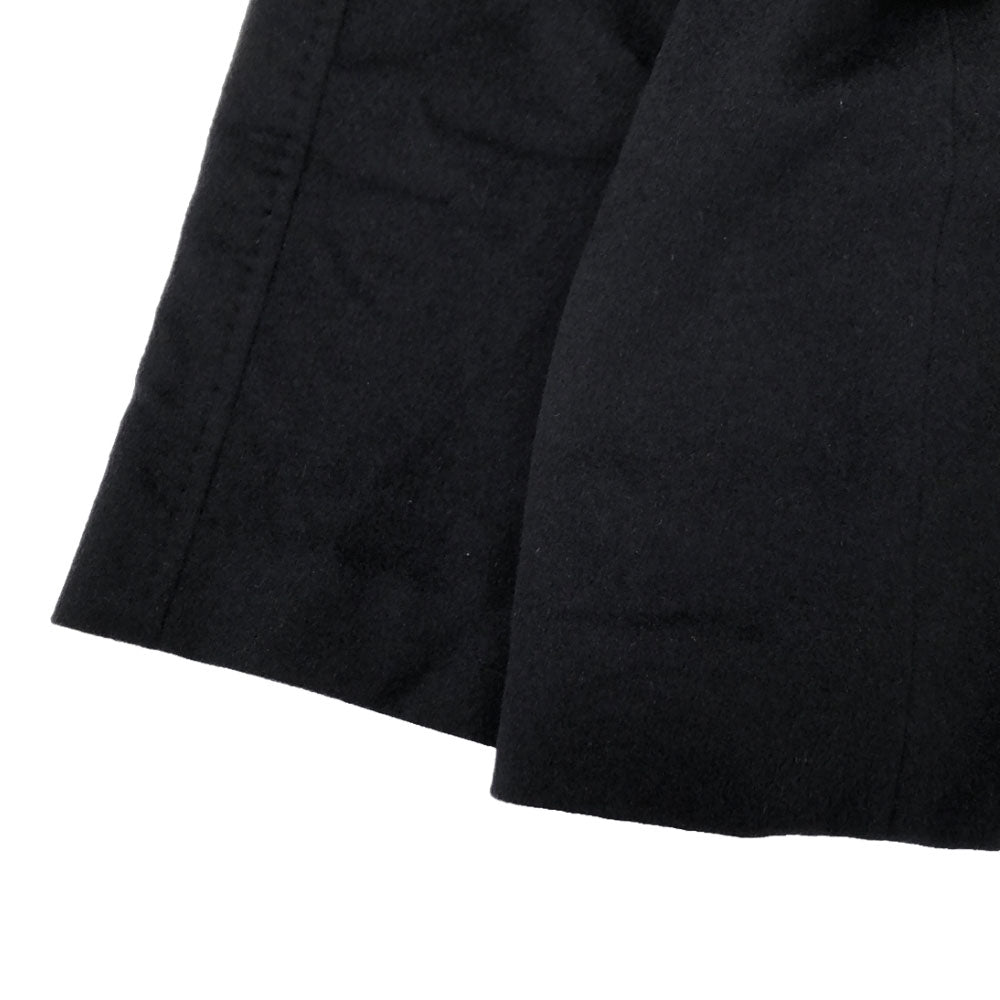 オールドイングランド 日本製 ウールブレンド スカートスーツ 上下 セットアップ 38 ネイビー OLD ENGLAND ベルト付き レディース