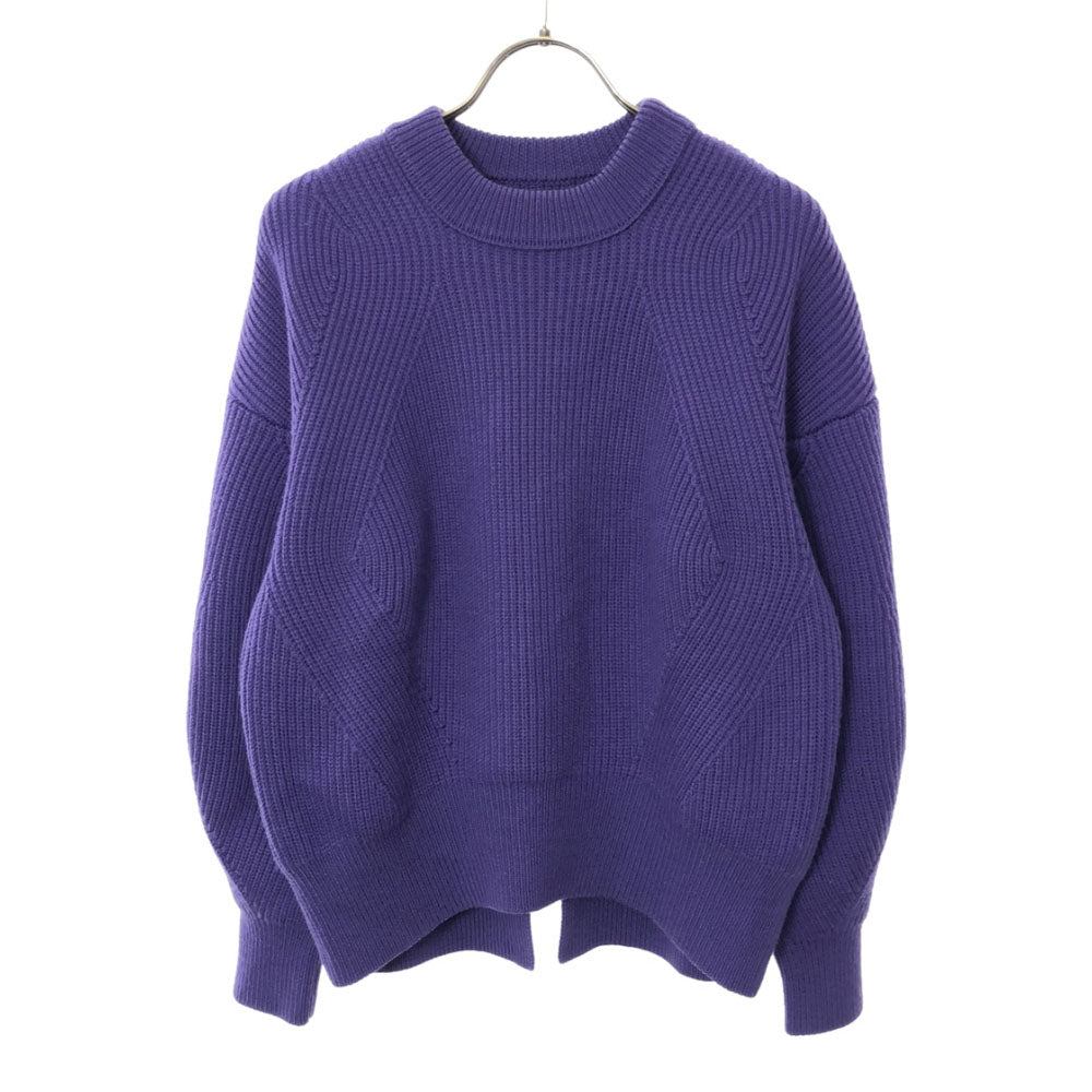 MAISON SPECIAL メゾンスペシャル ウールブレンド 長袖 セーター M パープル ニット レディース