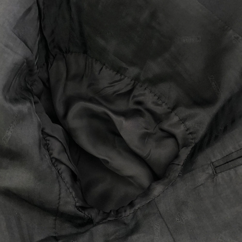 ファクトタム 日本製 ウール スーツ 上下 セットアップ 44 ブラック FACTOTUM メンズ