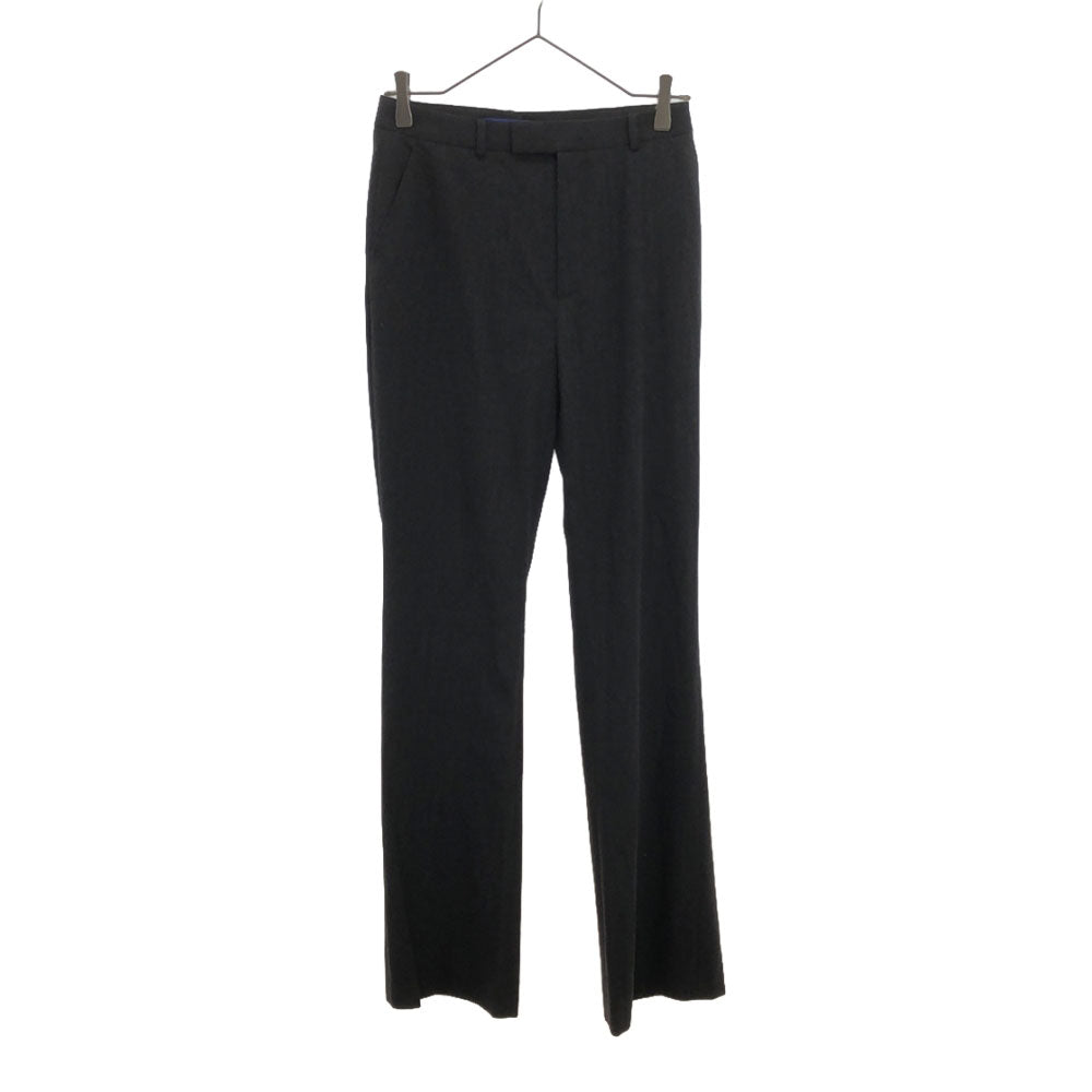 バーバリーブルーレーベル 三陽商会 ウール パンツスーツ 上下 セットアップ 38 チャコールグレー BURBERRY BLUE LABEL レディース