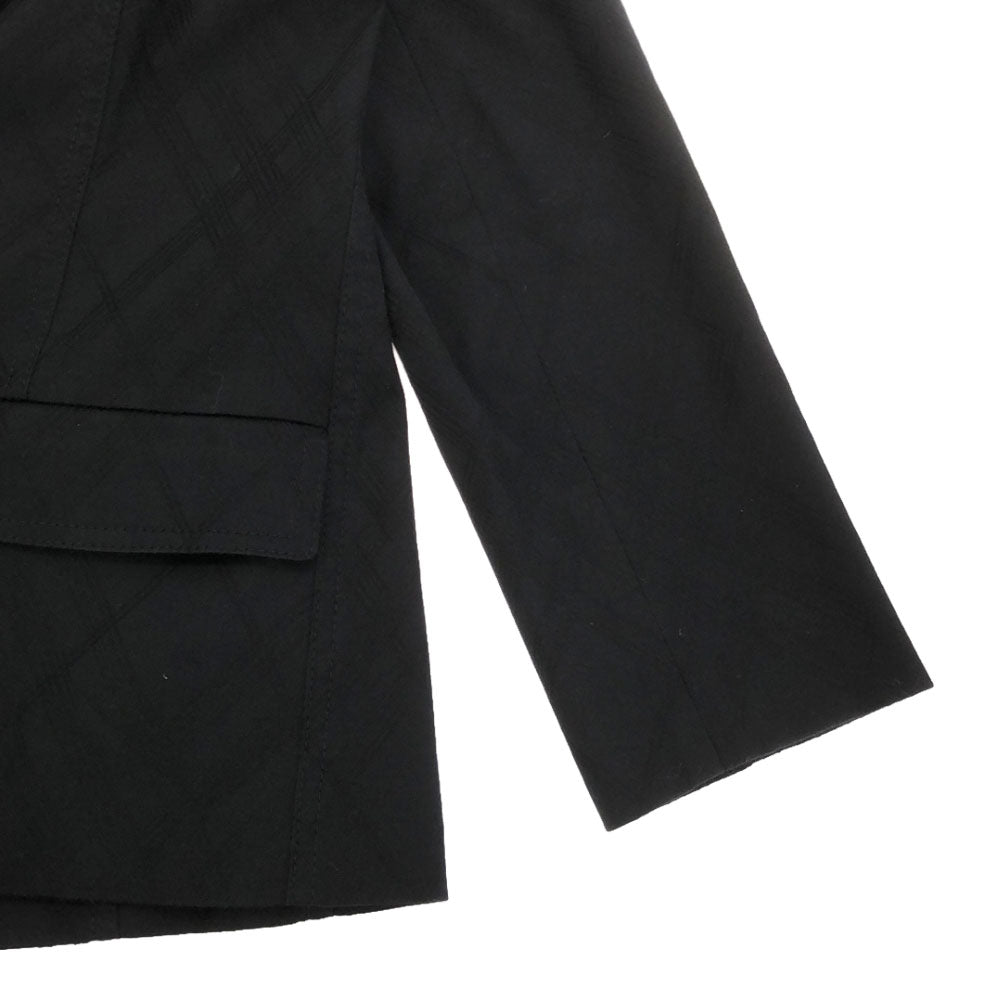 バーバリーロンドン アーガイルチェック柄 スカートスーツ 上下 セットアップ 38 ブラック BURBERRY LONDON レディース