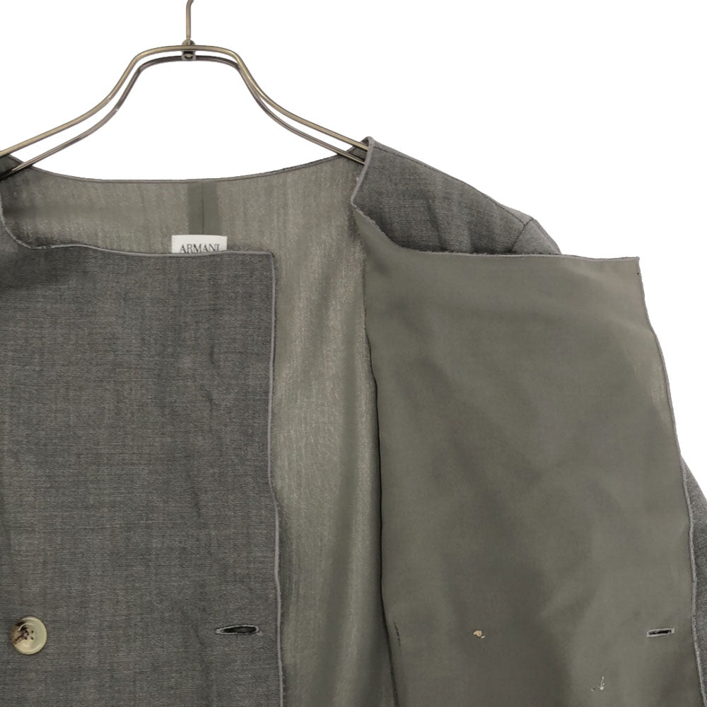 ARMANI COLLEZIONI アルマーニ コレツィオーニ イタリア製 ジャケット 46 グレー レディース