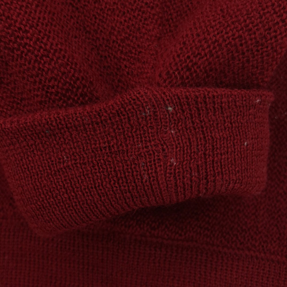 CHEMISE LACOSTE シュミーズラコステ ウール 長袖 ニットカーディガン 3 レッド メンズ