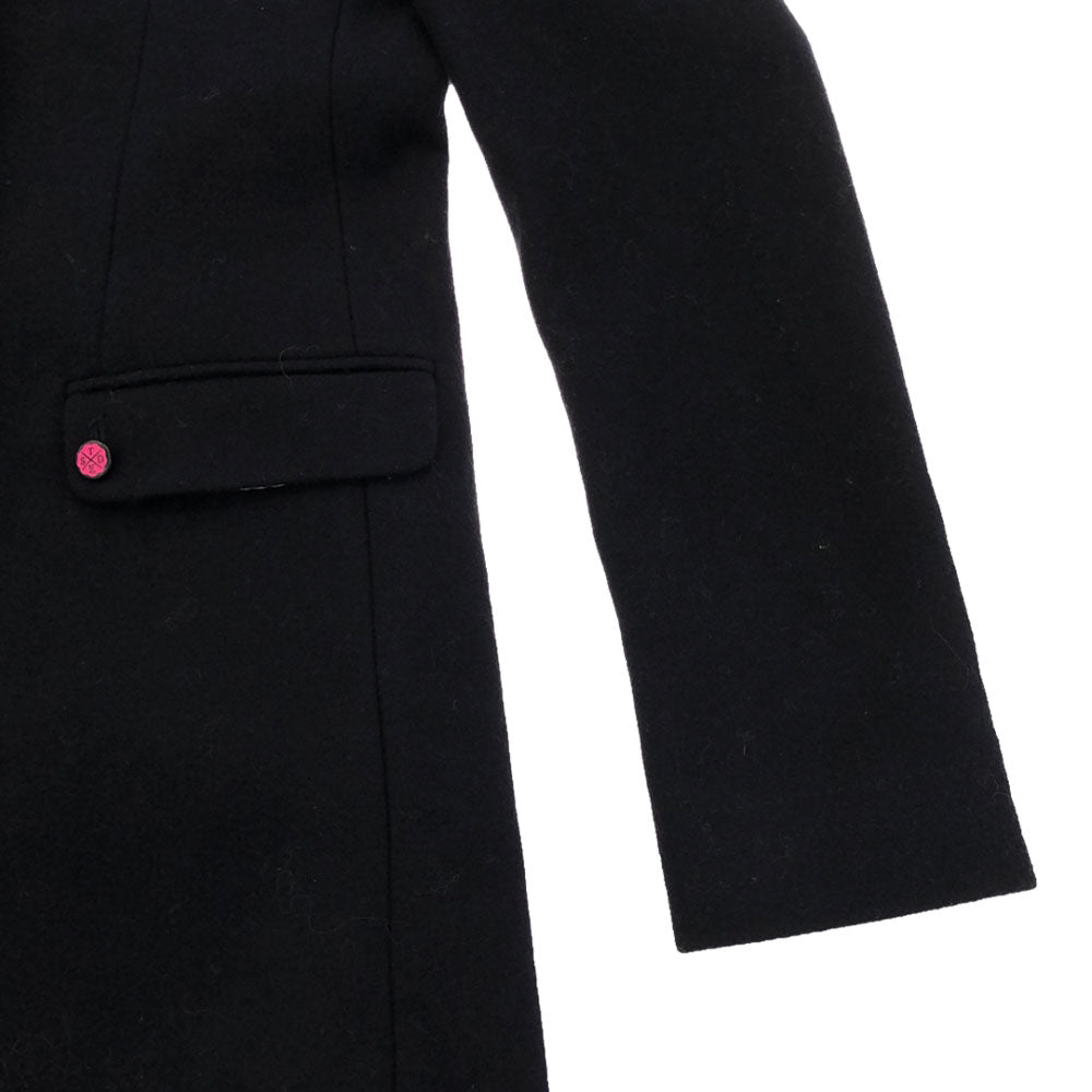 SUPERDRY スーパードライ ティモシーエベレスト コラボ  ウールブレンド チェスターコート 1 ネイビー Timothy Everest THE TRINIAN TWEED レディース