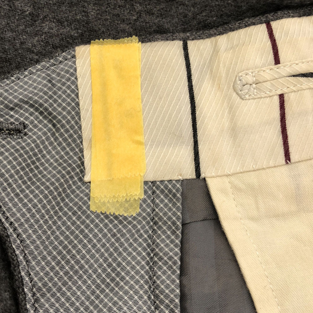 OLD オールド 80s スラックスパンツ グレー 2タック ロケットタロン メンズ