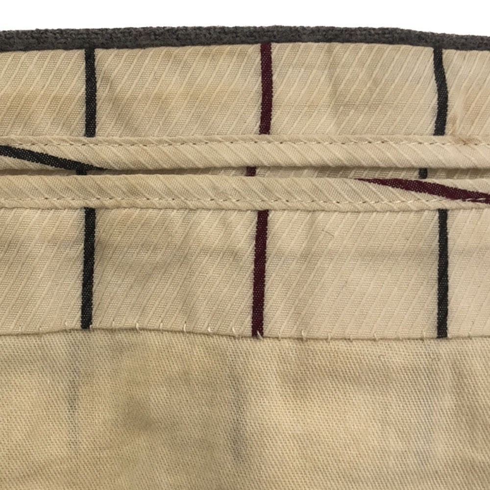 OLD オールド 80s スラックスパンツ グレー 2タック ロケットタロン メンズ