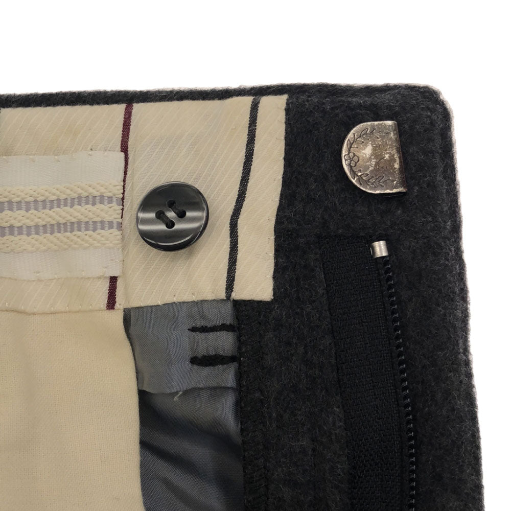 オールド 80s スラックスパンツ チャコールグレー OLD 2タック ロケットタロン メンズ