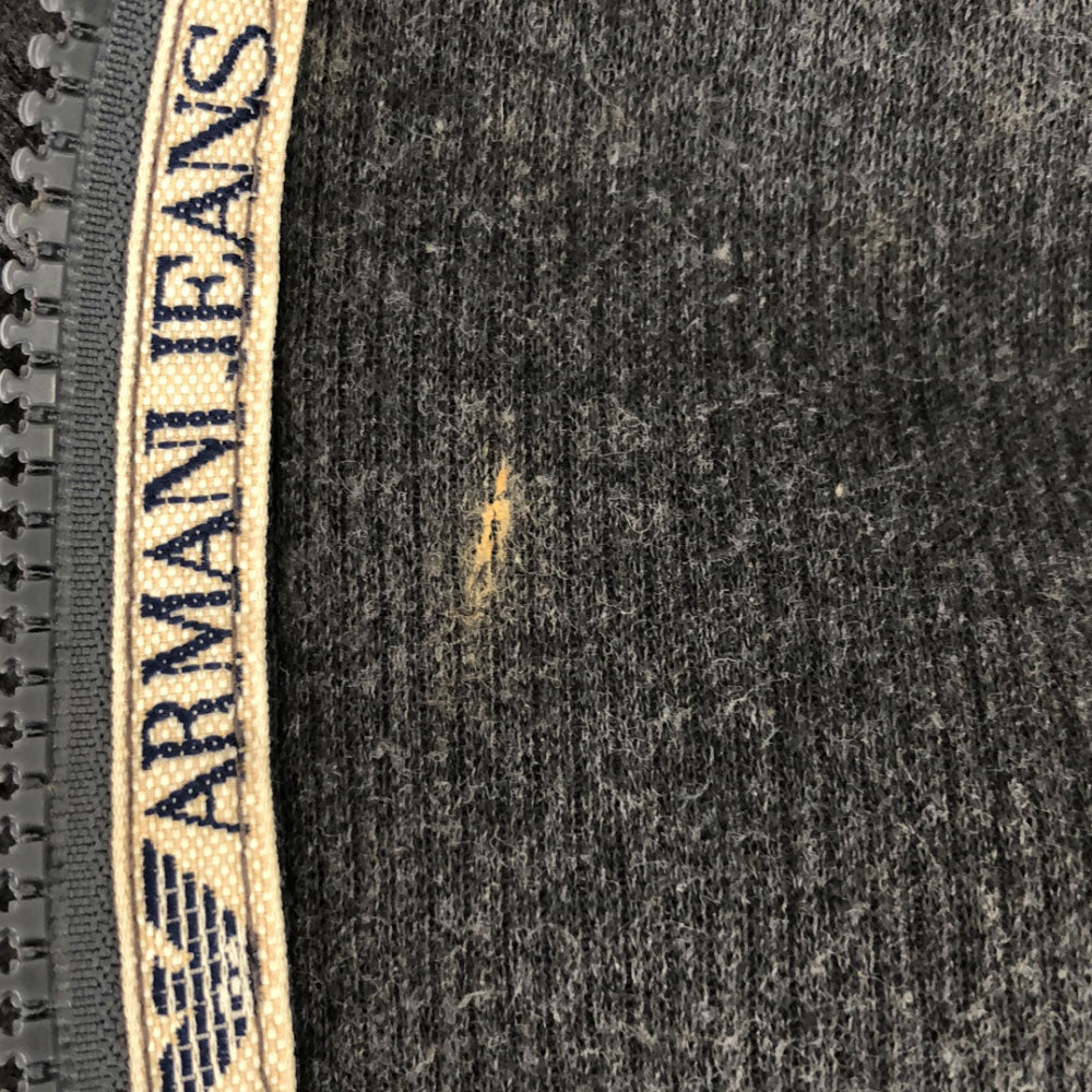 ARMANI JEANS アルマーニジーンズ イタリア製 ジップ ベスト 6 グレー レディース