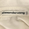 アレキサンダーワン 未使用 長袖 シャツドッキング ミニワンピース S ホワイト×ブラック Alexander Wang タグ付き レディース