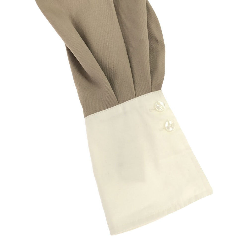 未使用 FRAY I.D フレイアイディー FWFO224512 長袖 シャツカラーマーメイド ワンピース 0 ベージュ系 タグ付き レディース