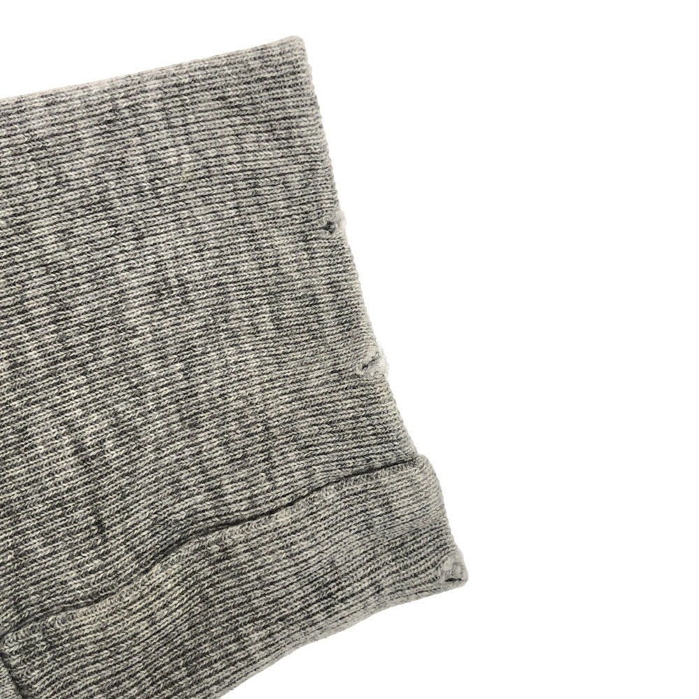 DSQUARED2 ディースクエアード バックプリント 長袖 ポロシャツ M ライトグレー ダメージ加工 メンズ