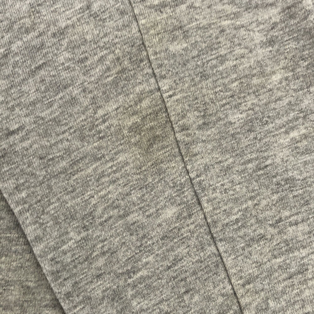 DSQUARED2 ディースクエアード バックプリント 長袖 ポロシャツ M ライトグレー ダメージ加工 メンズ