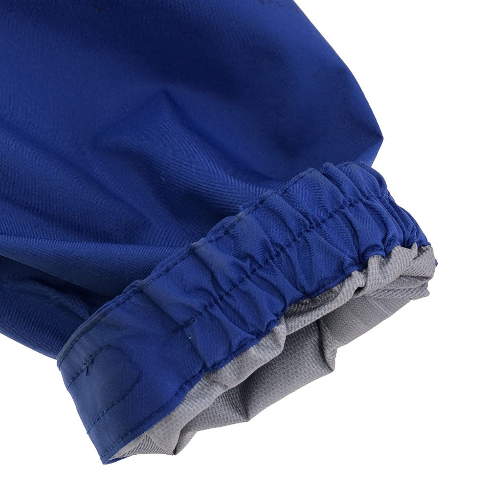 Foxfire フォックスファイヤー ロゴ刺繍 マウンテンパーカー M グリーン×ブルー 比翼仕立て ジャケット アウトドア レディース