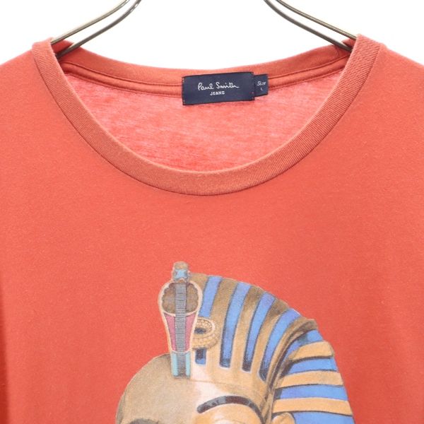 Paul Smith JEANS ポールスミスジーンズ 半袖 Tシャツ L レッド系 メンズ