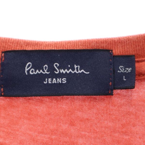 Paul Smith JEANS ポールスミスジーンズ 半袖 Tシャツ L レッド系 メンズ