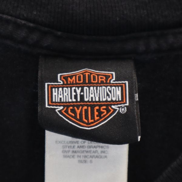 HARLEY DAVIDSON ハーレーダビッドソン 半袖 Tシャツ S ブラック メンズ