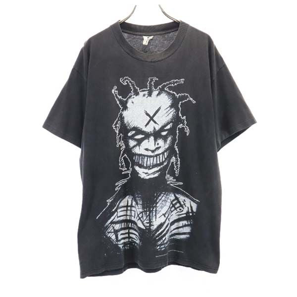 white zombie ホワイトゾンビ 90s USA製 FREAKAZOID HEAVEN DOUBLE 両面プリント 半袖 Tシャツ L 黒 1995年 ヴィンテージ メンズ