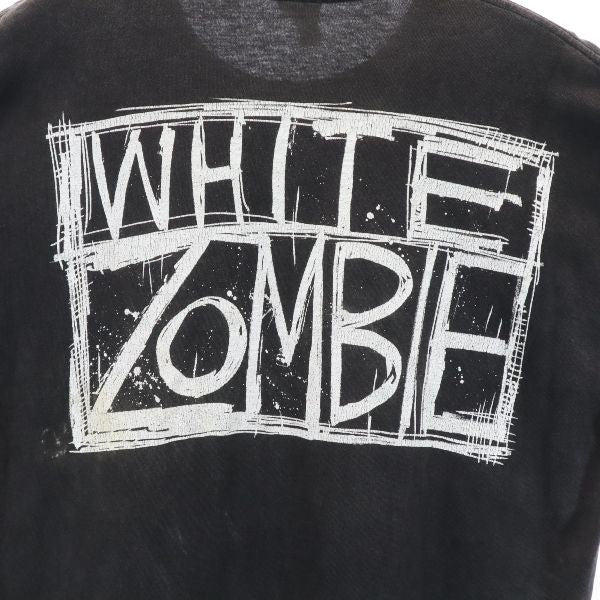 white zombie ホワイトゾンビ 90s USA製 FREAKAZOID HEAVEN DOUBLE 両面プリント 半袖 Tシャツ L 黒 1995年 ヴィンテージ メンズ