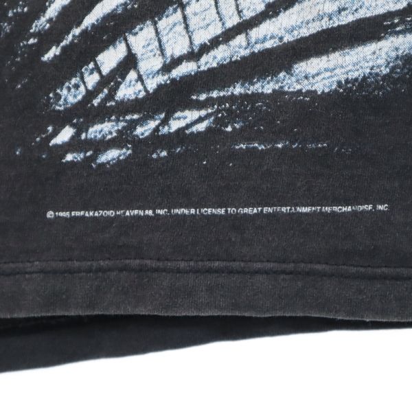 white zombie ホワイトゾンビ 90s USA製 FREAKAZOID HEAVEN DOUBLE 両面プリント 半袖 Tシャツ L 黒 1995年 ヴィンテージ メンズ