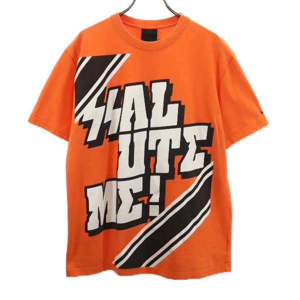 スワッガー プリント 半袖 Tシャツ L オレンジ SWAGGER メンズ