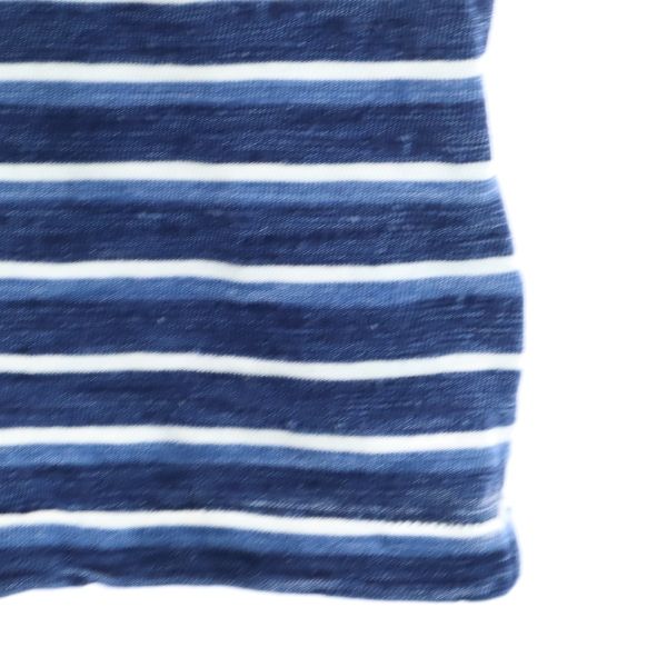 ダブルアールエル 黒タグ 一ツ星 ボーダー 半袖 Tシャツ XS 紺他 RRL ラルフローレン メンズ