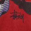 ステューシー プリント 半袖 Tシャツ S 赤 STUSSY メンズ