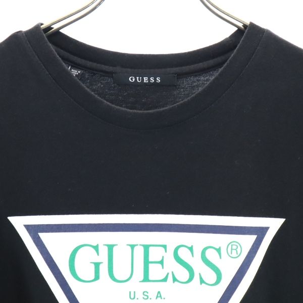 Guess ゲス ロゴプリント 半袖 Tシャツ M 黒 メンズ