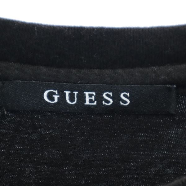 Guess ゲス ロゴプリント 半袖 Tシャツ M 黒 メンズ