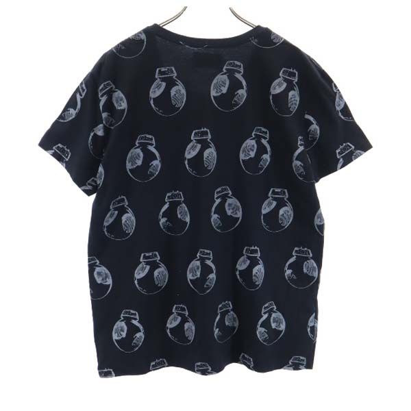 glamb グラム スターウォーズ コラボ 総柄 半袖 Tシャツ 2 ブラック系 BB-8 STARWARS メンズ