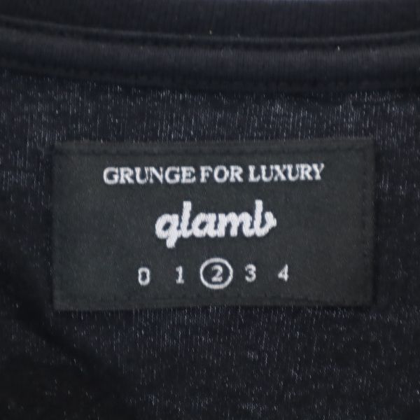 glamb グラム スターウォーズ コラボ 総柄 半袖 Tシャツ 2 ブラック系 BB-8 STARWARS メンズ