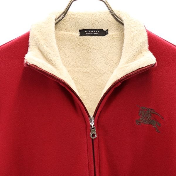バーバリーブラックレーベル 三陽商会 ジャケット 2 レッド系 BURBERRY BLACK LABEL 裏ボア メンズ