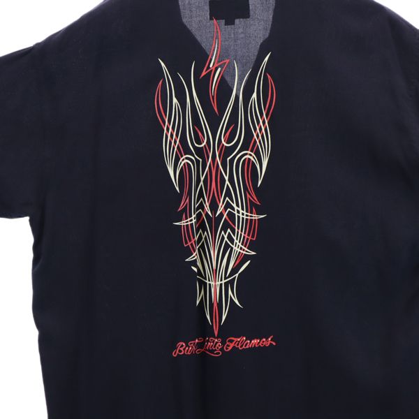 styleeyes スタイルアイズ M36953 東洋エンタープライズ 半袖 ボウリングシャツ 38R 黒系 メンズ