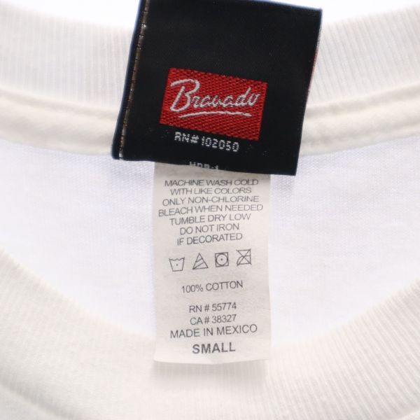 HARLEY DAVIDSON ハーレーダビッドソン 両面プリント 半袖 クルーネック Tシャツ S 白 メンズ