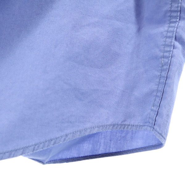 ICEBERG アイスバーグ ディズニー イタリア製 バルー 刺繍 半袖 ボタンダウンシャツ M 青 メンズ