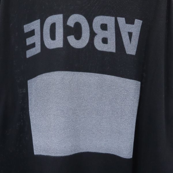 crepuscule クレプスキュール ESSAY コラボ シルクブレンド 半袖 ニット F ブラック系 セーター メンズ