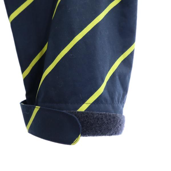 THE NORTH FACE ノースフェイス ボーダー柄 マウンテンパーカー 紺×黄 メンズ