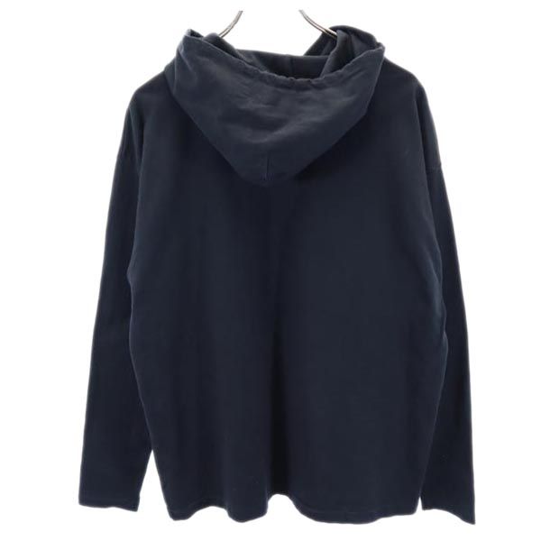 LABRAT ラブラット 日本製 長袖 フーディー Tシャツ S ブラック系 ロンT メンズ