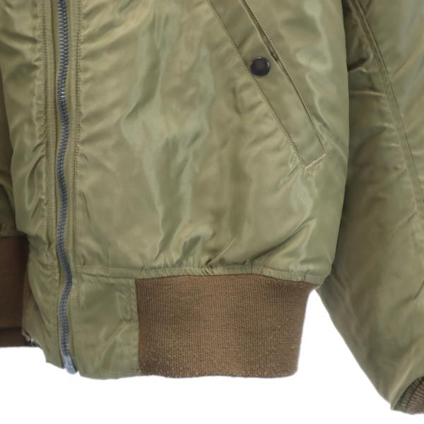 Buzz Rickson's バズリクソンズ 実名復刻 BR11089 MA-1 フライトジャケット 38 カーキ ミリタリー メンズ