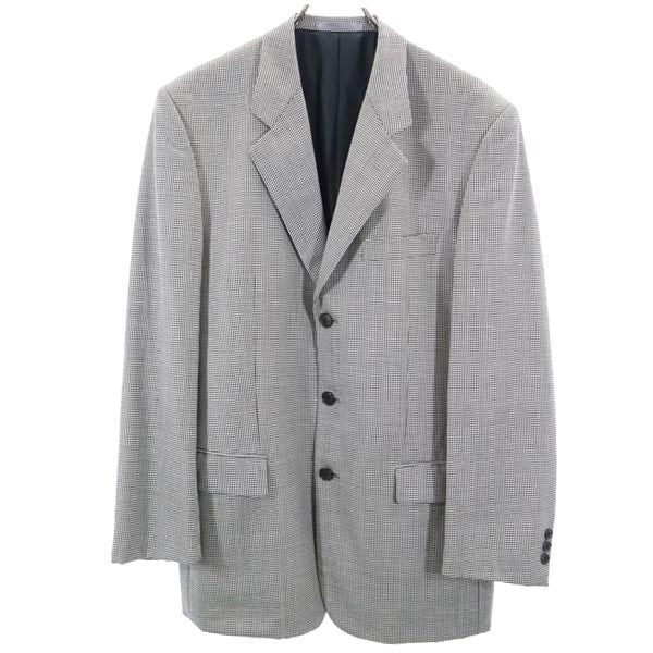 Paul Smith ポールスミス 千鳥格子柄 スーツ 上下 セットアップ L 黒×白 テーラードジャケット メンズ