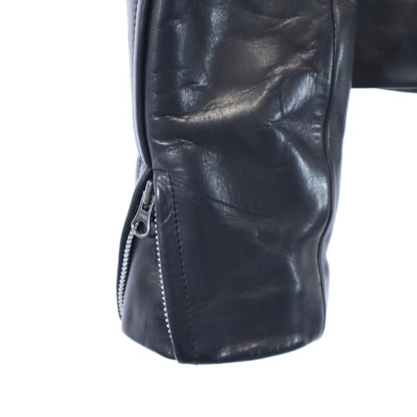 オゾンコミュニティ 牛革 レザージャケット F 黒 ozone community 裏メッシュ地 本皮 レディース