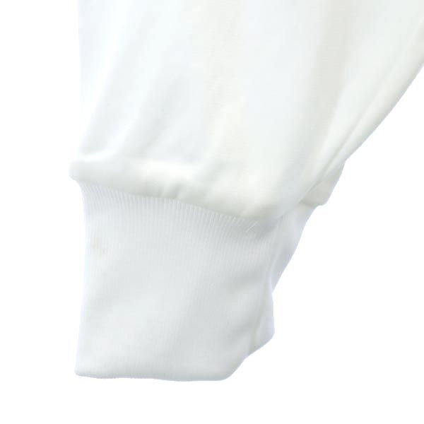 adicolor adidas アディカラー アディダス ロゴ刺繍 ジップジャケット L ホワイト系 裏起毛 プルオーバー トレーナー メンズ