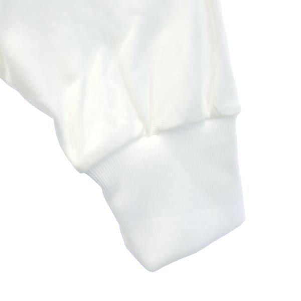 adicolor adidas アディカラー アディダス ロゴ刺繍 ジップジャケット L ホワイト系 裏起毛 プルオーバー トレーナー メンズ