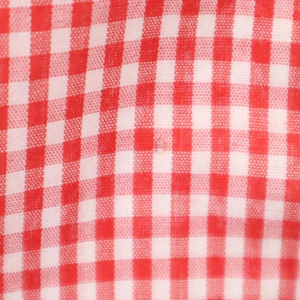 RockMount ロックマウント 70s USA製 ヴィンテージ ギンガムチェック柄 長袖 ウエスタンシャツ 赤系 メンズ