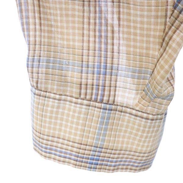 リーバイス 70s BIGE ヴィンテージ チェック 長袖 ウエスタンシャツ ベージュ系 Levi's メンズ