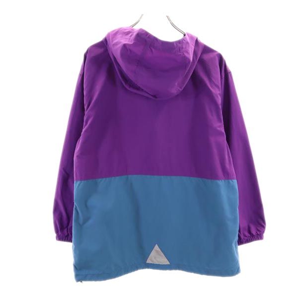 L.L.Bean エルエルビーン 80s アウトドア ヴィンテージ ハーフジップ ナイロンジャケット XL パープル×ブルー キッズ