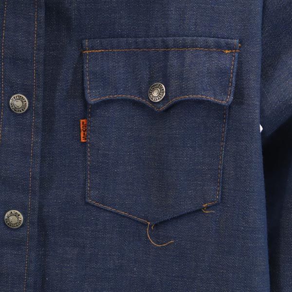 Levi's リーバイス 70s 長袖 デニムシャツ メンズ