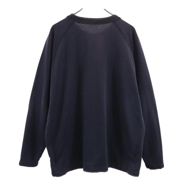 Champion チャンピオン 90s オールド ヴィンテージ 長袖 Tシャツ ネイビー系 ロンT メンズ