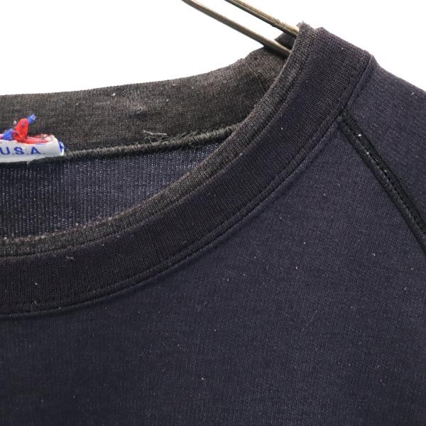 Champion チャンピオン 90s オールド ヴィンテージ 長袖 Tシャツ ネイビー系 ロンT メンズ