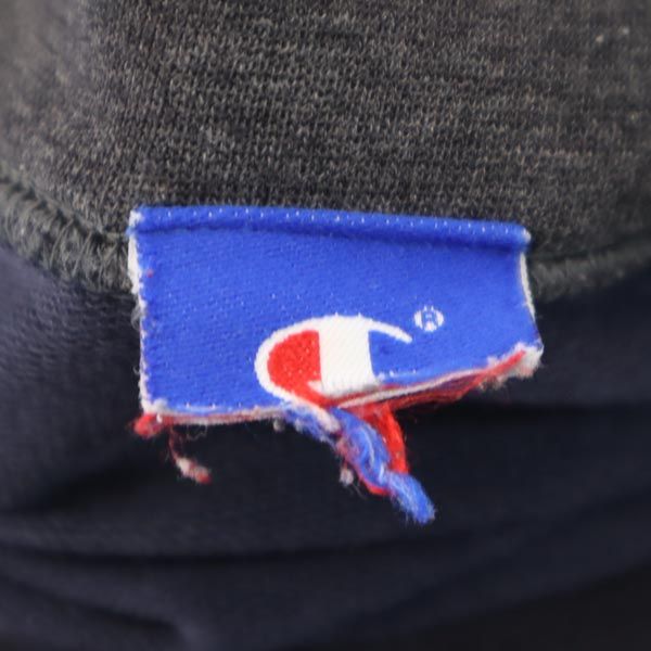 Champion チャンピオン 90s オールド ヴィンテージ 長袖 Tシャツ ネイビー系 ロンT メンズ